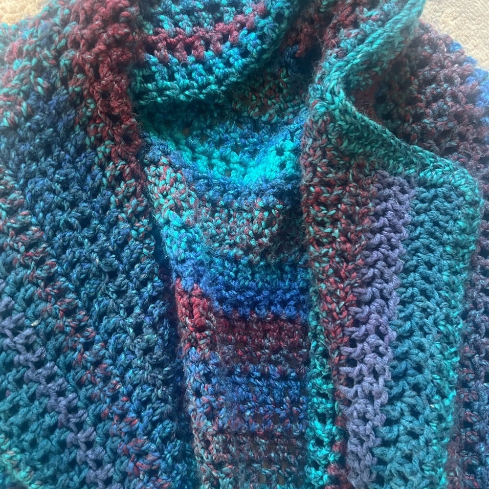 Handmade Boho Shrug-style Sweater